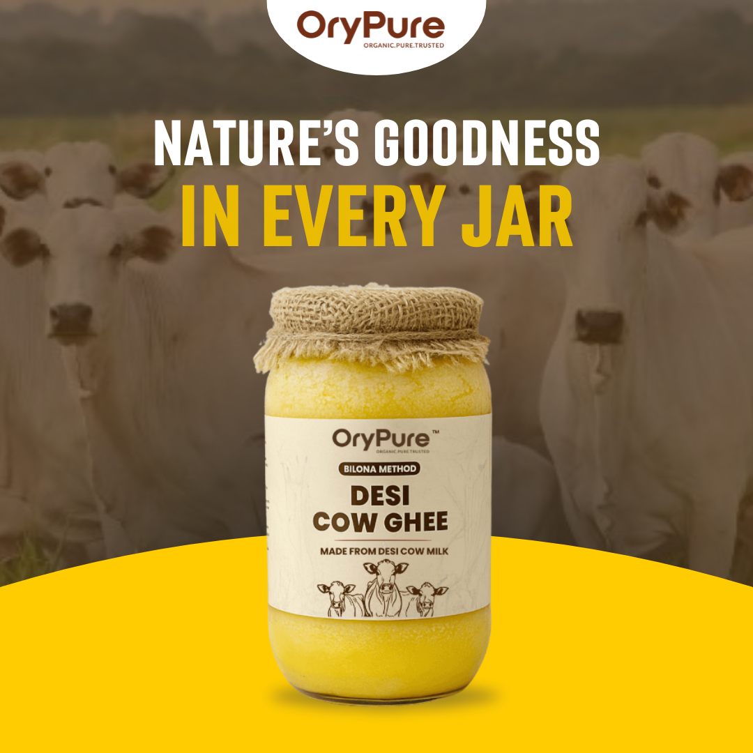 A2 Cow Desi Ghee | Made by Bilona Method | Curd-Churned | Grassfed, Pure and Healthy Desi Cow| Lab Tested.